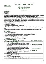 Giáo án môn Tiếng Việt Lớp 2 (Chân trời sáng tạo) - Tuần 5